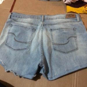 High rise Jean shorts